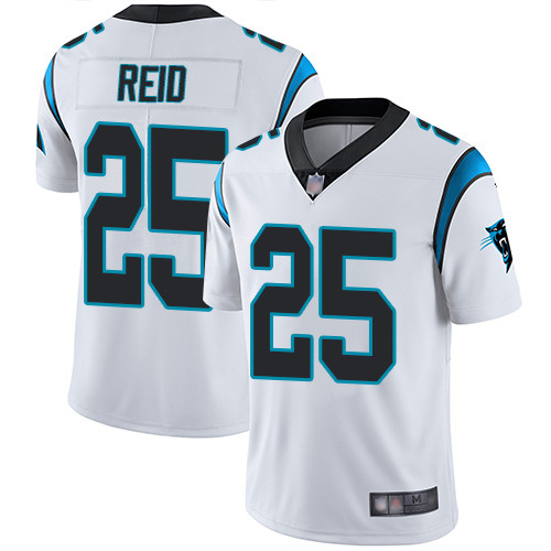 Carolina Panthers Limited White Youth Eric Reid Road Jersey NFL Football #25 Vapor Untouchable->youth nfl jersey->Youth Jersey
